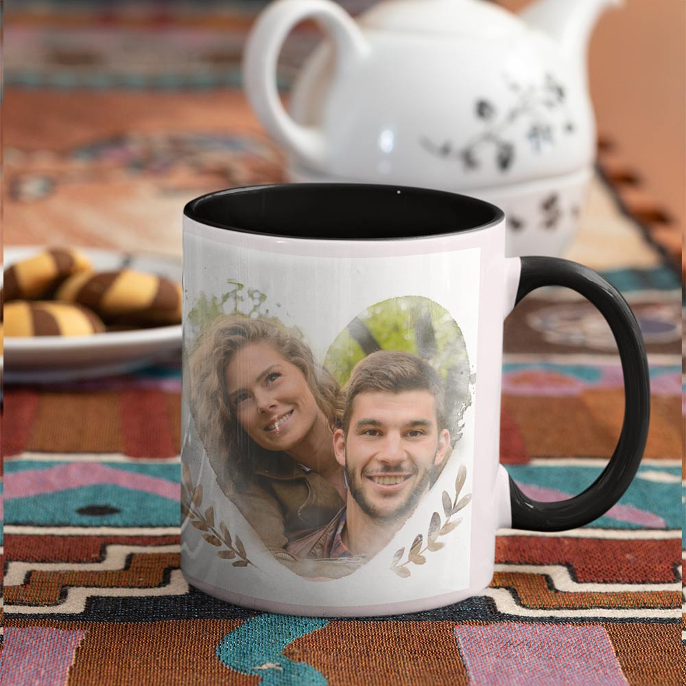 Always And forever Couples Personalised Photo Mug