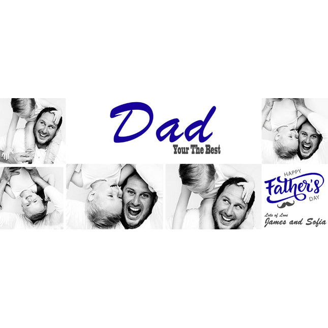 Daddys Teatime Personalised Photo Collage Mug