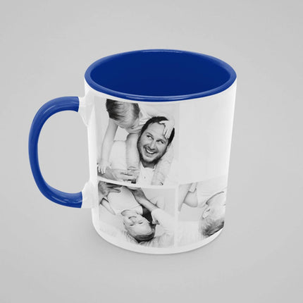 Daddys Teatime Personalised Photo Collage Mug