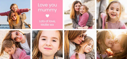 With Love For Mammy Personalised Photo Collage Mug