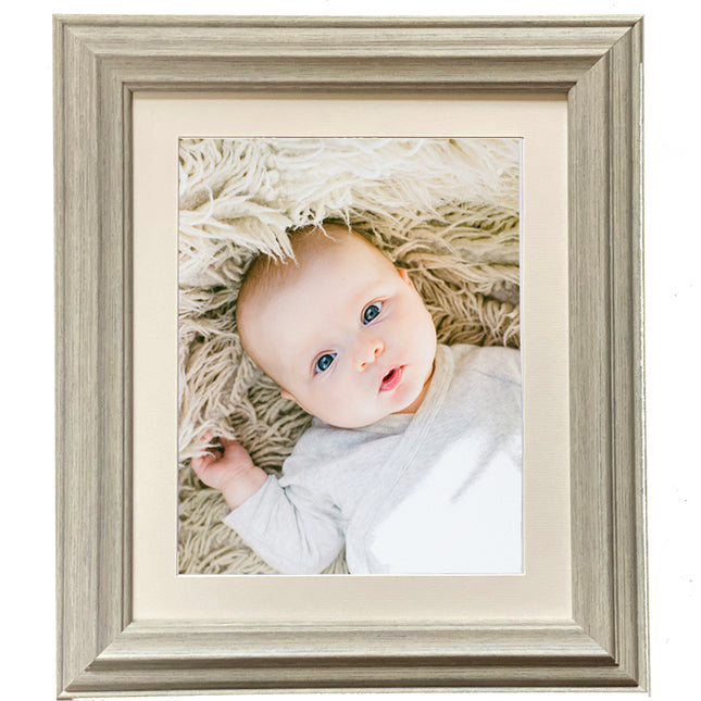 Mounted Atlantic Almond Wooden Photo Frame in Various Sizes