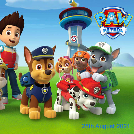 Paw Patrol Birthday Party Personalised Photo Banner