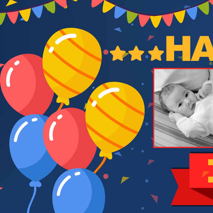 Its a Photo Kind Of Birthday Party Personalised Banner