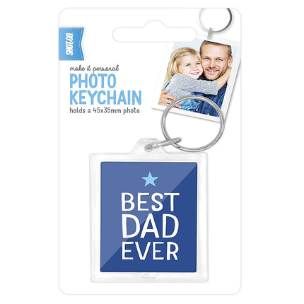 best dad ever custom photo key ring in ireland