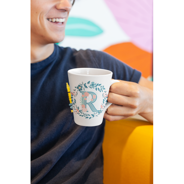 Winter Breeze - Personalised Initial Latte Mugs