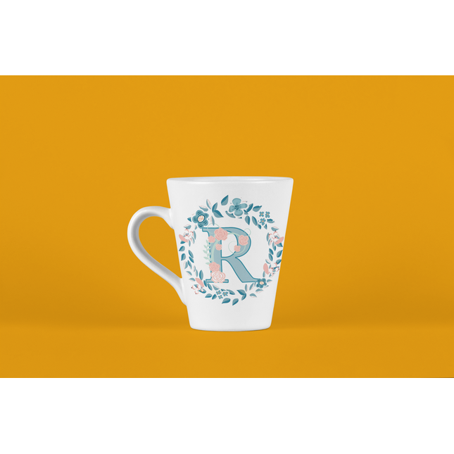 Winter Breeze - Personalised Initial Latte Mugs