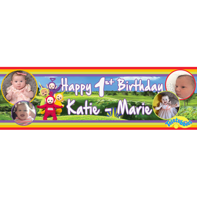 Teletubbies Personalised Photo Banner